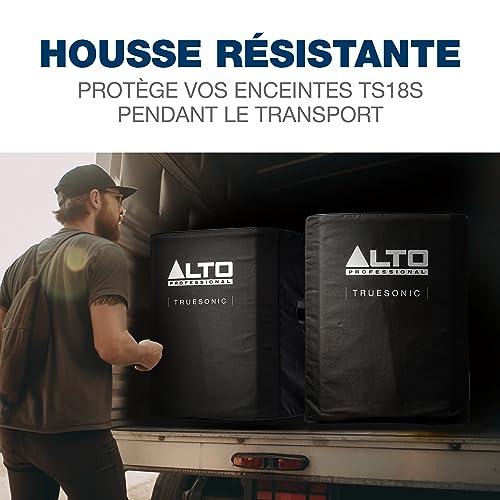 Housse subwoofer TS18S protection nylon caisson basse Alto - 5