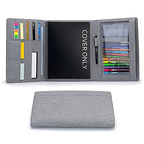 Housse portefeuille pour Rocketbook Everlast A5 et Letter A4 en gris