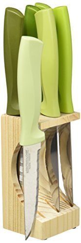 Le Couteau du Chef 10430008 Bloc PIN 6 Steak Record Couleur, Acier Inoxydable, Couleurs Assorties, 23,3 x 2,4 x 1,8 cm Cover