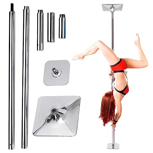 Barre de pole dance rotative et statique réglable en hauteur - 2
