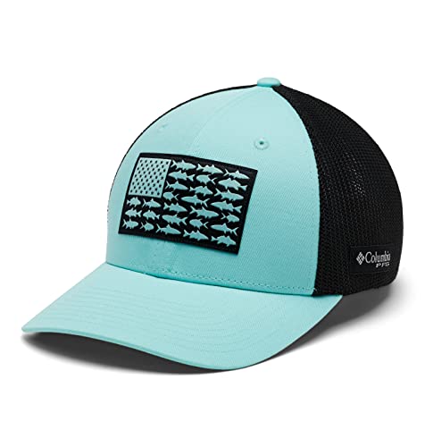 Image of Columbia Unisex PFG Fish Flag Mesh Ball Cap