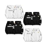 SSMOT[専門店] SKT T1 隊服 同型 スウエットパーカー フード付き 長袖 FAKER ONER ZEUS KERIA 応援グッズ 記念服 リーグ・オブ・レジェンド プルオーバー 春秋 柔らかい 男女兼用 (2XL-薄手,9) [並行輸入品]