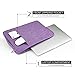 MicaYoung 11 Inch Laptop Sleeve Case Slim Waterproof Carrying Bag with Front Pocket Retractable Handle for 11.6 Inch MacBook Air Chromebook, Purple