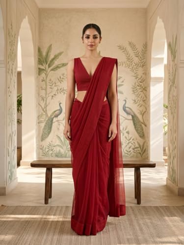 Image of Thevasa Women's Divine Depth Sleeveless Blouse