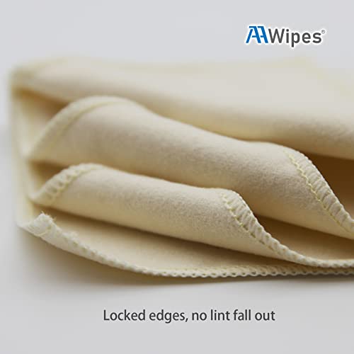 Aawipes Sax Cleaning Cloths (10 Pack, Yellow, 7.5"X7.5") Fine Microfiber Cleaning Cloths For Music Instruments, Guitar Strings, Flute, Clarinet, Piano, Violin, Glasses, Tablets & More (Hcg-7.5-Y) #TOP1