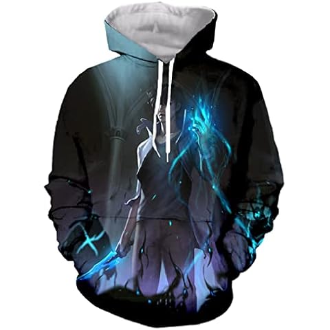 Hoodies Anime Solo Leveling Men’S Long Sleeve Hoodie Fashion Contrast Color Sweatshirts Cover