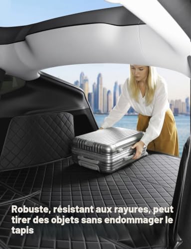 Protection de coffre Tesla Model Y Juniper tapis premium sur mesure