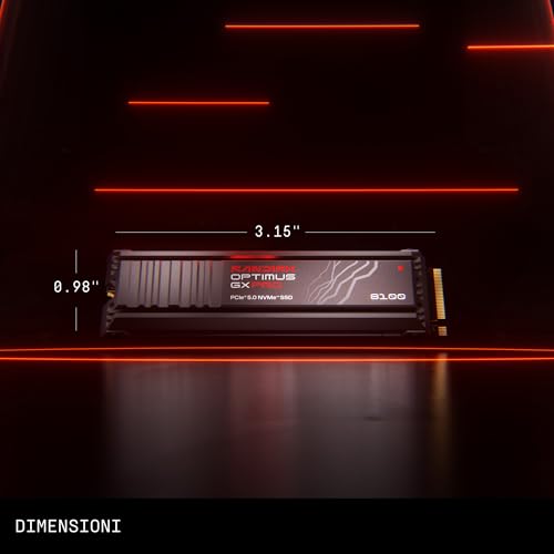SANDISK Optimus GX PRO 8100 PCIe Gen 5 NVMe SSD con dissipatore di calore 1 TB (Fino a 14.900/11.000 MB/s velocità di lettura e scrittura sequenziali, TLC 3D CBA NAND) - Hdd - Immagine 9