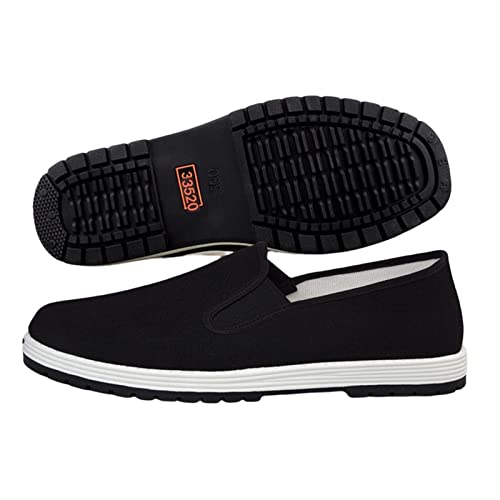 Chinese Traditional Old Beijing Shoes, Unisex Martial Art Kung Fu Tai Chi Rubber Sole Shoes, Canvas Shoes
