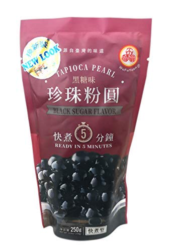WuFuYuan - Tapioca Pearl Black 8.8 Oz / 250 G (Pack of 3)-SET OF 4