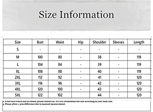Robe d'été ample en bleu avec col rond pour femme en taille 4XL - 6