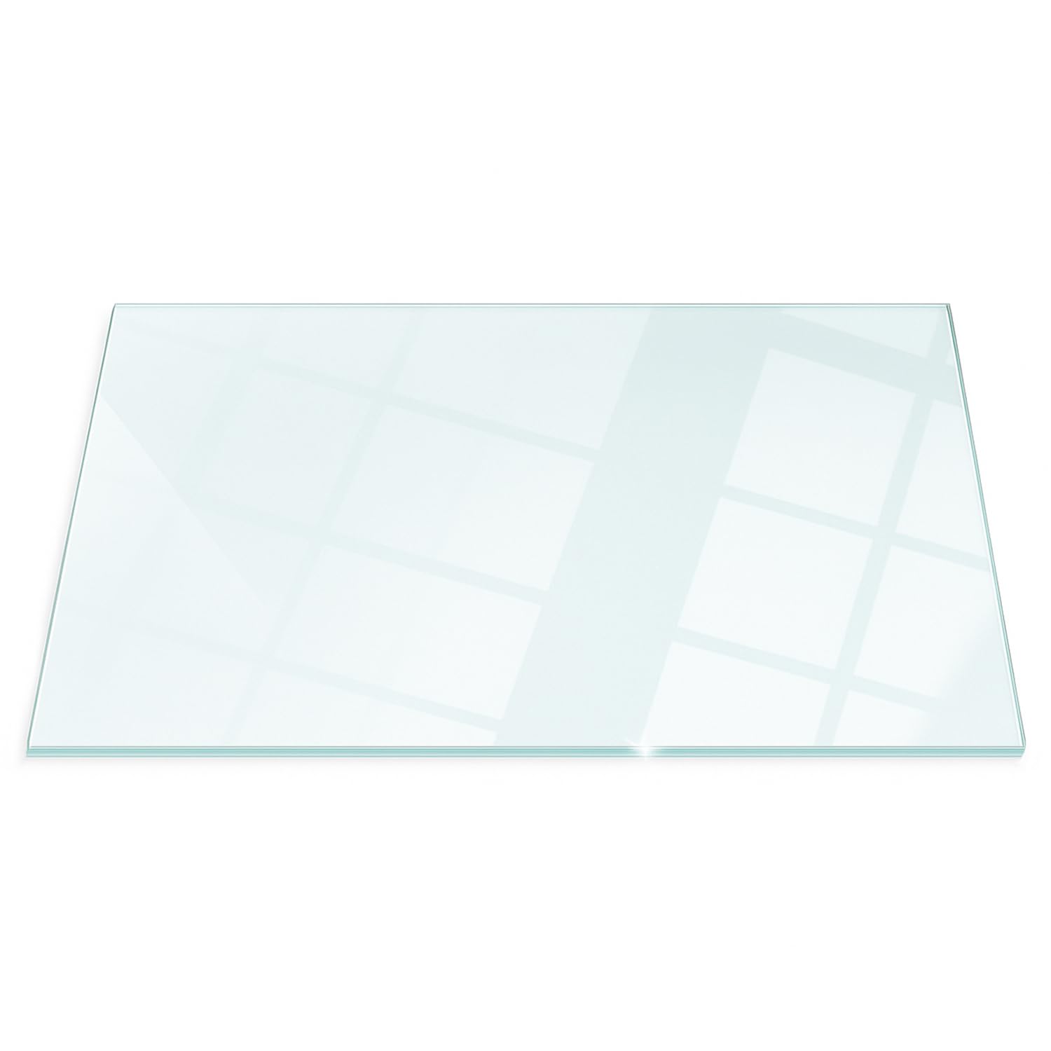 Placa de seguridad moderno vidrio pulido de 120x60 cm para estufas minimalistas
