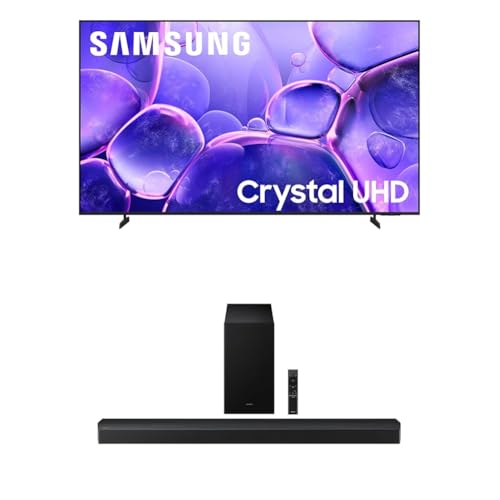 Image of Samsung 75-Inch Class Crystal UHD U8000F 4K Smart TV (2025 Model) Endless Free Content, Crystal Processor 4K + Samsung B-Series Soundbar HW-B750F 5.1 ch Subwoofer (2025 Model)