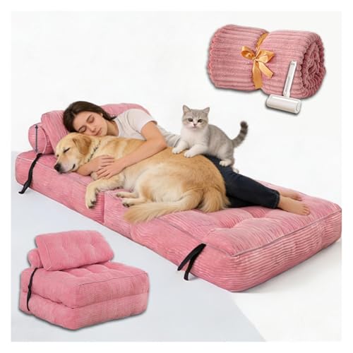 ���x�b�g�l�ԗp 2WAY�\�t�@�[�x�b�h�A190x85x20cm �ѕz�� �A ��^�� �x�b�h �~ �� �}�b�g���X �v���[���g�l�A�Ƒ��A�y�b�g�p,pink