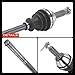 A-Premium Pair (2) Rear CV Axle Shaft Assembly Compatible with Polaris Outlaw 500 2006-2007, Outlaw 525 IRS 2007-2011, Driver and Passenger Side, Replace# 1332429, 1332442
