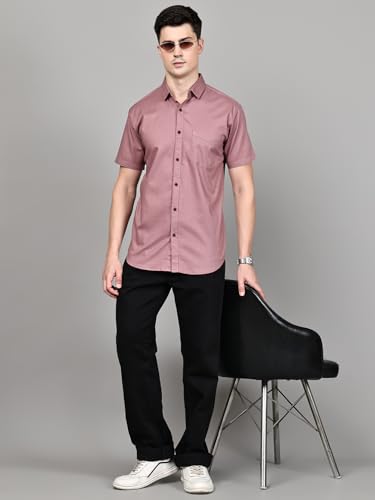 Image of Majestic Man Men's Cotton Slim Fit Shirt