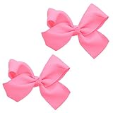 Set of 2 Pink Hairbows