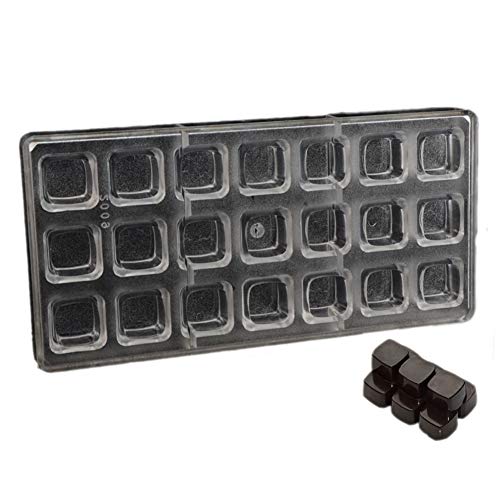 Polycarbonate Chocolate Mold Clear Mold DIY Handmade Pastry Toosl Square Shaped
