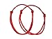 Produktbild Akai Ito Red Thread du Schicksal, 2 Armbänder, Freunde, Friend Love, Liebe, Schwester, personalisierbar durch Nachricht während der Bestellung