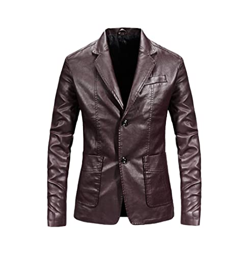 Blouson bomber homme en cuir synthétique idéal pour les trajets quotidiens