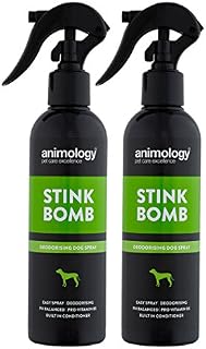 Animology Stink Bomb Deodorising Dog Spray, Twin Pack, 250ml