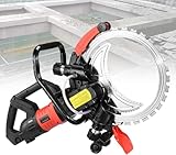 【CONCEPTION UNIQUE】Avec une profondeur de coupe de 0 à 29 cm, cette machine de découpe portative est équipée d'un bouton de réglage de la tension entre la roue motrice et la lame de scie, ainsi que d'une poignée ergonomique antidérapante pour des coupes multi-angles précises. L'interrupteur de sécurité à une touche empêche toute activation accidentelle, garantissant la protection de l'utilisateur lors de projets exigeants.