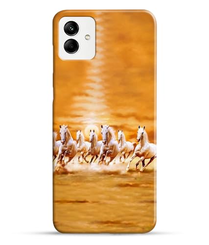 Image of Horse Running Painting Printed Hard Back Case Cover Compatible for Samsung Galaxy M13 5G | Samsung M13 5G (Multicolor) - D1667