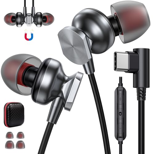 USB C �w�b�h�t�H�� �L�� iPad 10 Pro Air�p Type C �C���z�� �}�C�N�t�� HiFi �X�e���I �C�����C�� �}�O�l�b�g �C�����C�� �L���C���z�� Samsung S24 Ultra S23 Fe S22+ iPhone 15 Pr