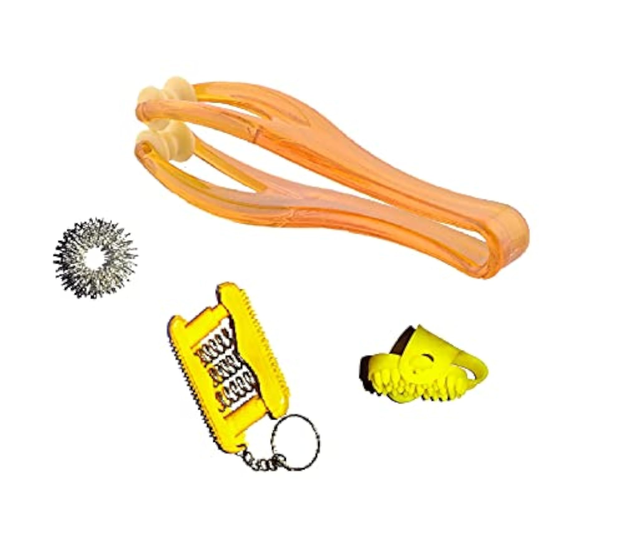 Geetastik Acupressure Plastic Palm Grip & Finger Roller Massager