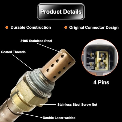 Sensor de Oxígeno O2 para Lexus GS300 2000-2005 Juego 4 Pcs miniatura 4