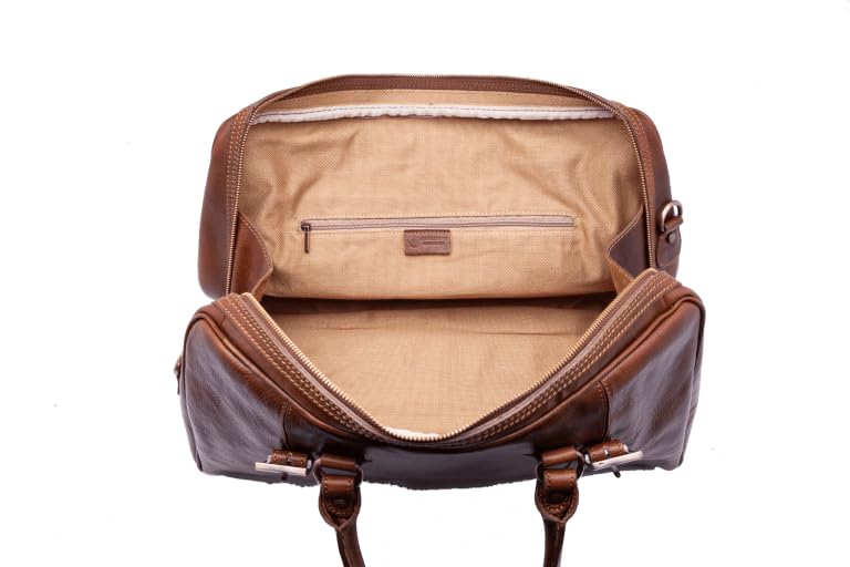 Sac fourre-tout en cuir véritable BAVIERA pour ne plus manquer d'espace en voyage - 2