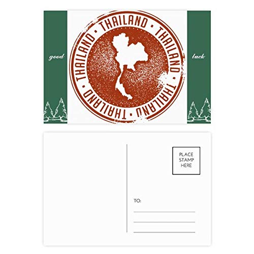Cartes postales Thaïlande DIYthinker - Lot de 20 cartes souvenirs 5,7 x 3,8 pouces multicolores