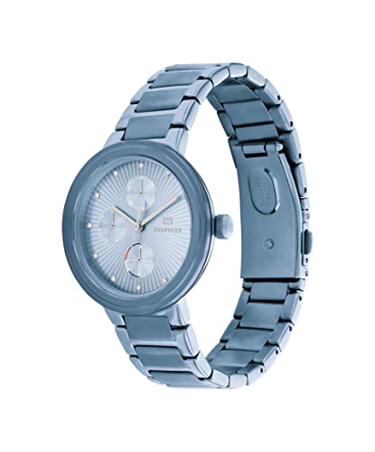 Image of Tommy Hilfiger Blue Dial Round Shaped Casual Women Watch TH1782535W
