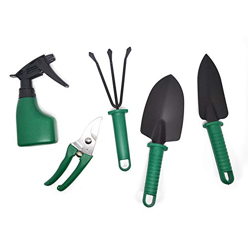 Conjunto de 10 peças de ferramentas de jardinagem e jardinagem ergonômicas antiderrapantes para pend