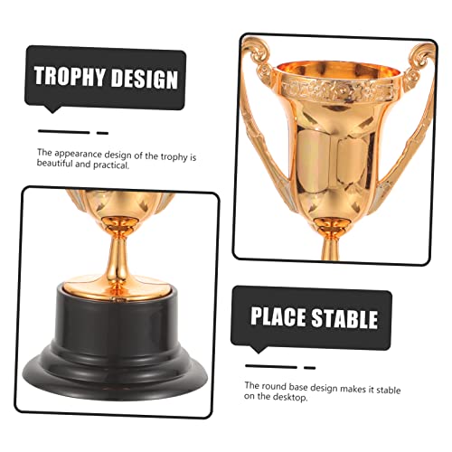 YARNOW 50 Pçs Mini Troféu Futebol Decoração Beisebol Basquete Troféu Copos Troféu Prêmio Pequeno Tro