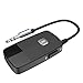 Produktbild Milool Bluetooth Empfänger Adapter Tragbare Bluetooth 4.1 Receiver Wireless Adapter Audiogeräte für Heim Auto Lautsprechersystem und Handy mit Stereo 3.5 mm Aux -17 Tagen Standby-Zeit(black)