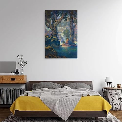Art Mural Moderne Maxfield Parrish | Impression Haute Définition sur Papier Mat - 3