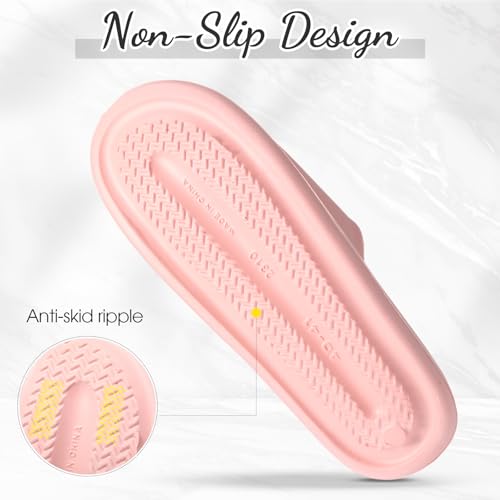 3 Pack Shower Shoes Bulk Women Men Bathroom Shower Slide Slippers Soft Non Slip Sandal for Home Pool Beach Indoor2