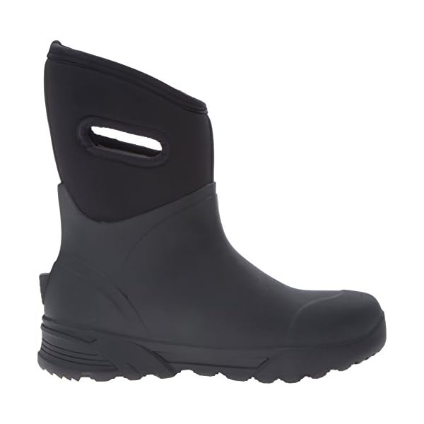 Bogs Men's Bozeman Mid Waterproof Warm Insulated Winter Work Snow and Rain Boot, Black, 12 - Image 7