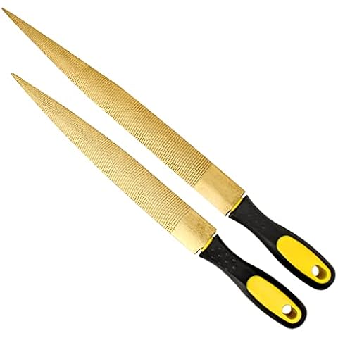 NKTM Wood File Set with Rubber Handle Cover