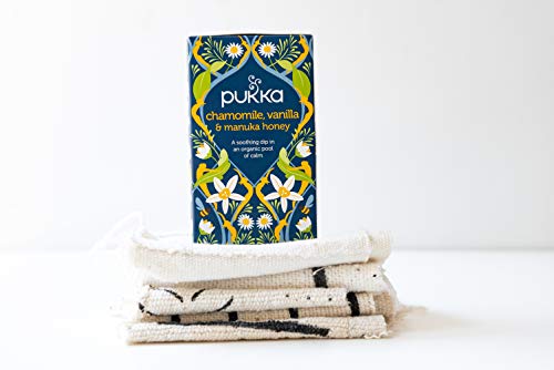 Pukka Organic Tea Bags, Chamomile, Vanilla & Manuka Honey Herbal Tea, Perfect For Moments Of Calm, 20 Count (Pack Of 6) 120 Tea Bagsâ #TOP7