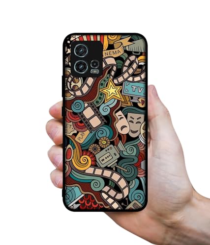 Image of Movies Design Premium 2D Printed Metal Back Case Cover for Motorola Moto G72 4G