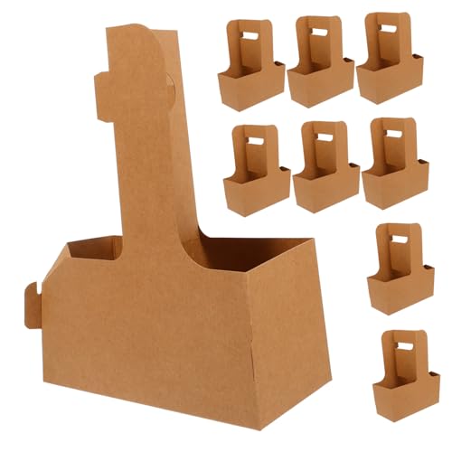STOBAZA Cup Carriers for Drinks Strap Drink Carrier Handles 10pcs for Milk Tea Coffee Takeout