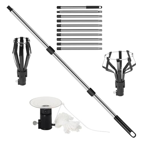 Rallonge pour changer les ampoules de 4m avec panier et ventouse