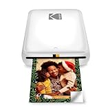 KODAK Step Instant Smartphone Photo Printer - Portable Mini Color Wireless Mobile Printer - Zink 2x3” Sticky-Back Photos - Bluetooth Compatible with iOS & Android Devices - Fun Editing App - White