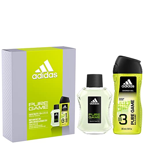 Adidas Pure Game Gift Set for Him 100ml Eau de Toilette & 250ml Shower Gel