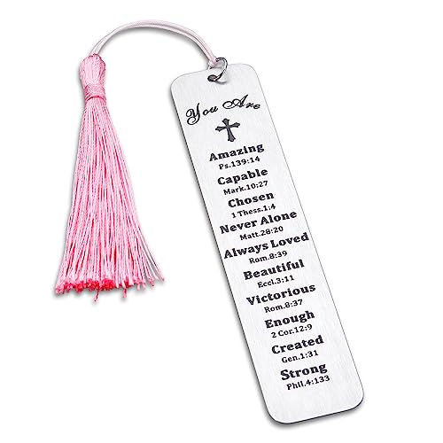 Inspirational Bible Verse Bookmark For Women Girl Christen Bookmark Gift For Female Friend Bookmark Birthday Graduation Gift For Christen Grads Religious Church Gifts Bookmark For Booklover #TOP27