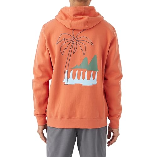 O'NEILL Men's Tropical Hoodie - Comfortable Hooded Sweatshirt for Men - Relaxed Fit with Front Pocket