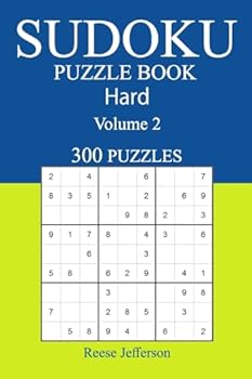 Paperback 300 Hard Sudoku Puzzle Book: Volume 2 Book