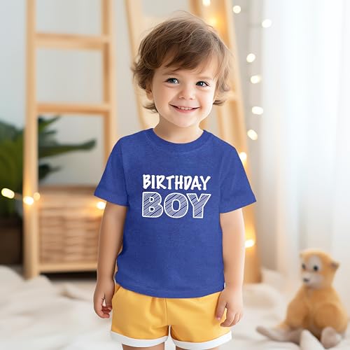 Birthday boy Shirt Boys Toddler Outfit First Happy 2t 3t 4t 5 Year Old 6 Kids 7th Tshirt4